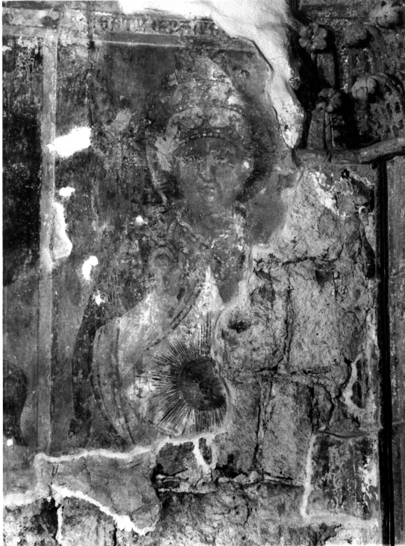 ritratto di ecclesiastico (dipinto, elemento d'insieme) - ambito romano (inizio sec. XIV)