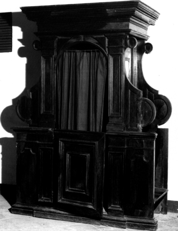 confessionale - ambito viterbese (fine/inizio secc. XVIII/ XIX)