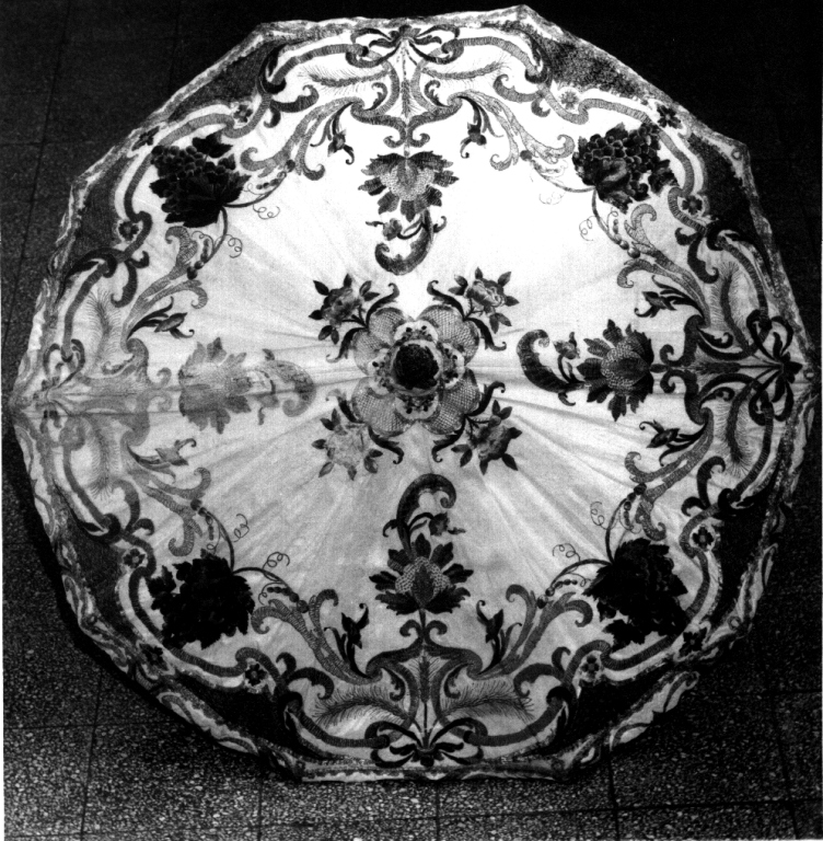 ombrellino processionale - ambito viterbese (sec. XVIII, sec. XIX)