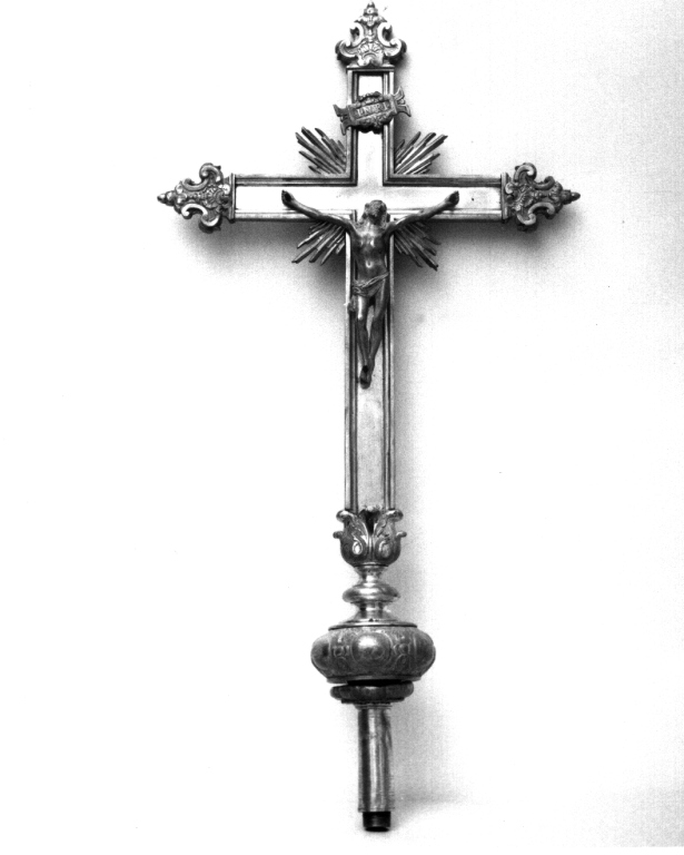 croce processionale - ambito viterbese (sec. XVIII)