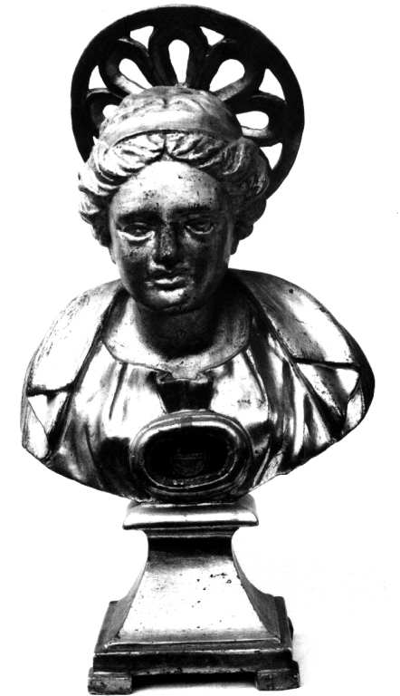 Santa Caterina (reliquiario - a busto) - ambito viterbese (sec. XVIII)