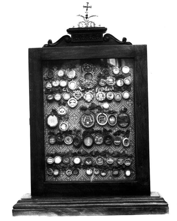 reliquiario - a tabella - ambito viterbese (fine sec. XIX)