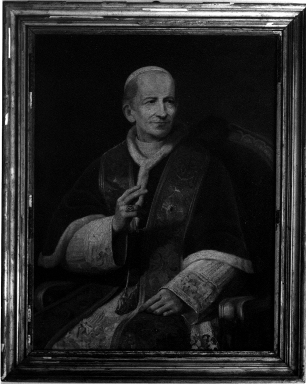 ritratto di papa Pio IX (dipinto) - ambito viterbese (seconda metà sec. XIX)