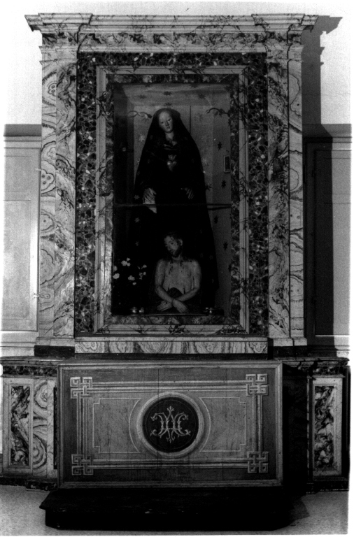 Pietà (altare - a edicola) - ambito viterbese (sec. XIX)