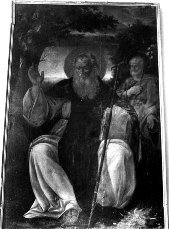 Sant'Antonio Abate e San Giuseppe (dipinto) - ambito viterbese (sec. XVIII)