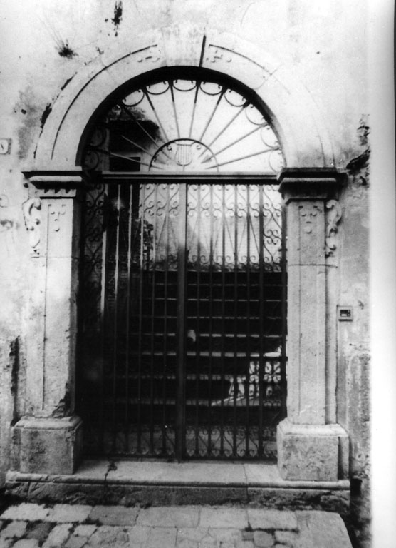 mostra di portale - ambito laziale (sec. XVIII)