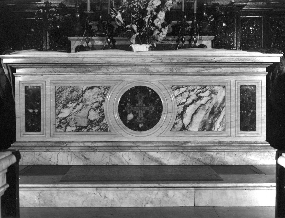 mostra d'altare - ambito laziale (fine/inizio secc. XVII/ XVIII)