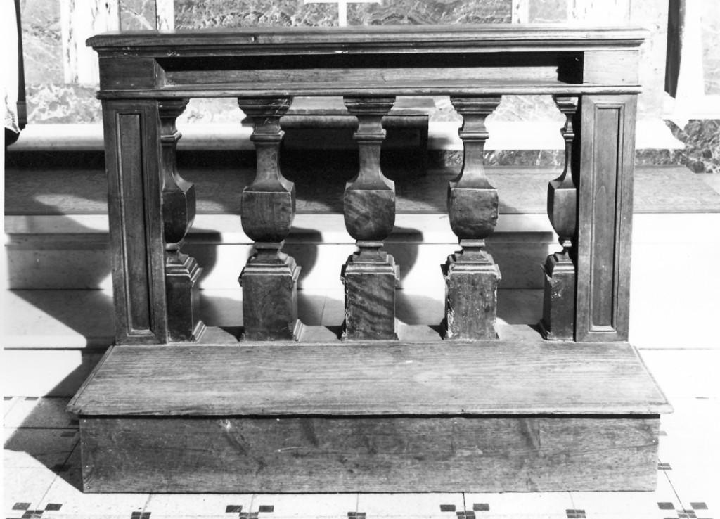 inginocchiatoio - ambito laziale (sec. XIX)