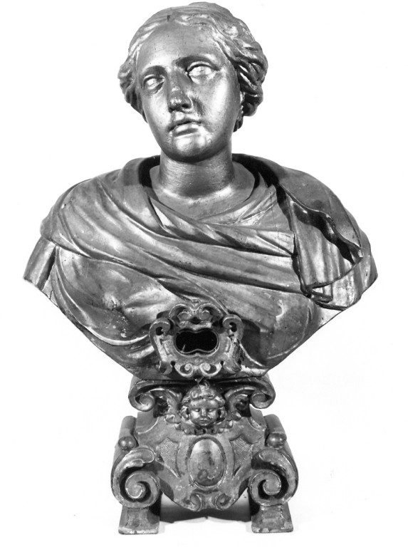 reliquiario - a busto - ambito laziale (sec. XVII)