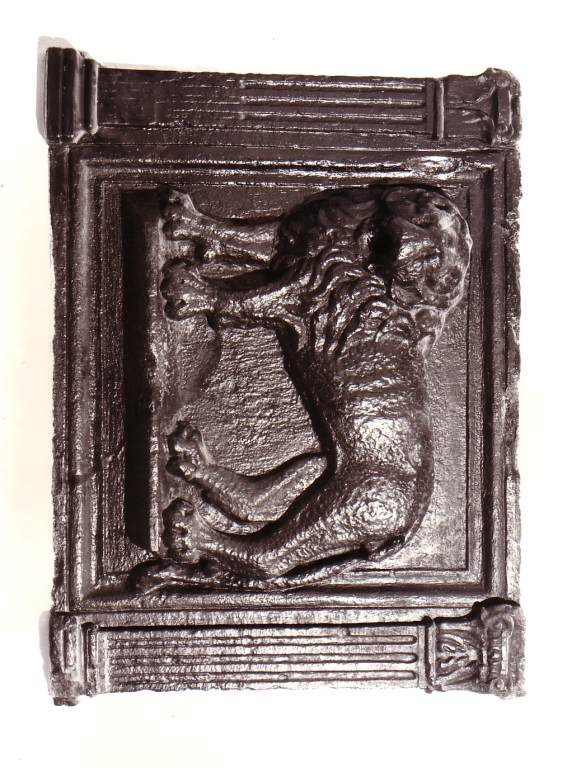 leone (rilievo) - ambito laziale (sec. XV)