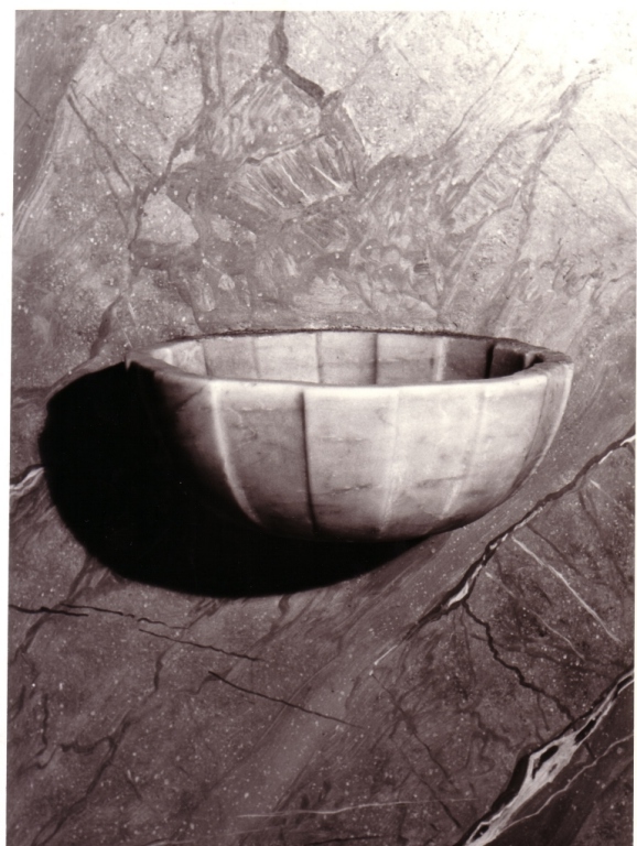 acquasantiera - ambito viterbese (sec. XVIII)