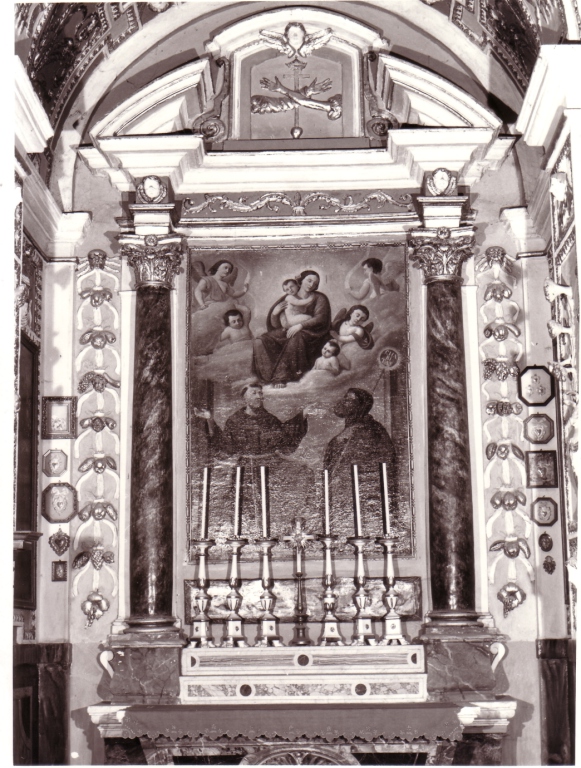 mostra d'altare - ambito viterbese (seconda metà sec. XVII)