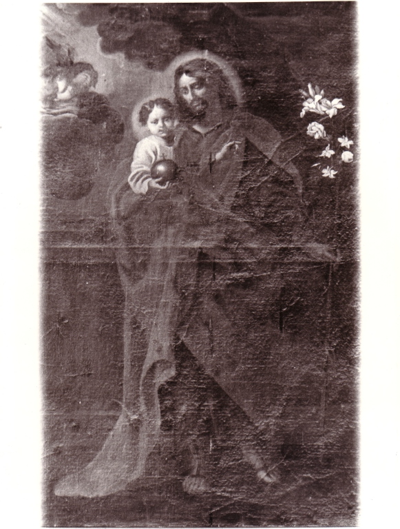 San Giuseppe e Gesù Bambino (dipinto) - ambito viterbese (seconda metà sec. XVII)