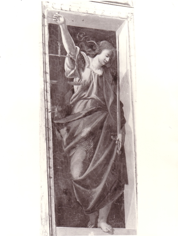 allegoria della Giustizia (dipinto) - ambito viterbese (seconda metà sec. XVII)