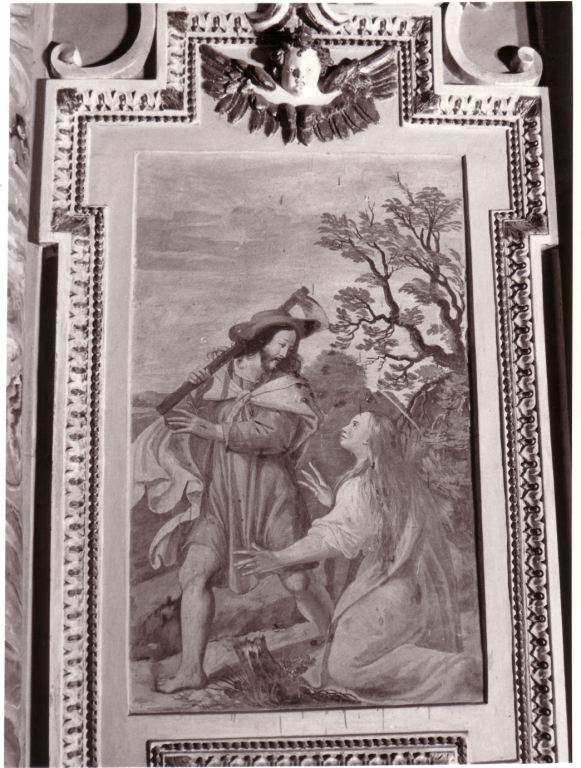 apparizione di Cristo risorto a Santa Maria Maddalena (dipinto) - ambito viterbese (seconda metà sec. XVII)