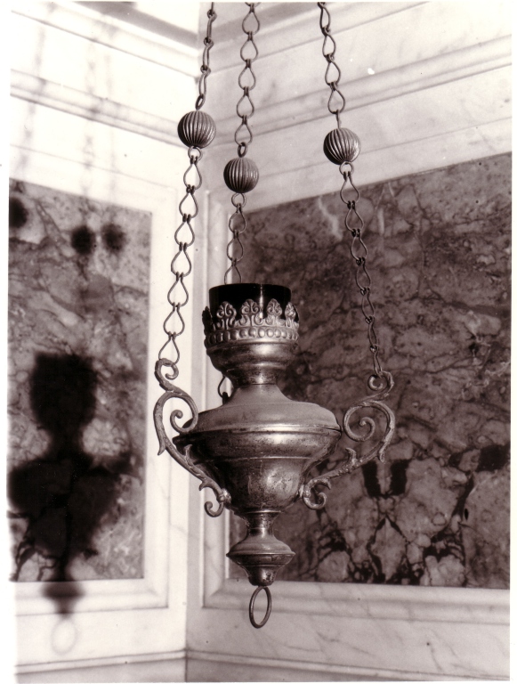 lampada pensile - ambito viterbese (sec. XIX)