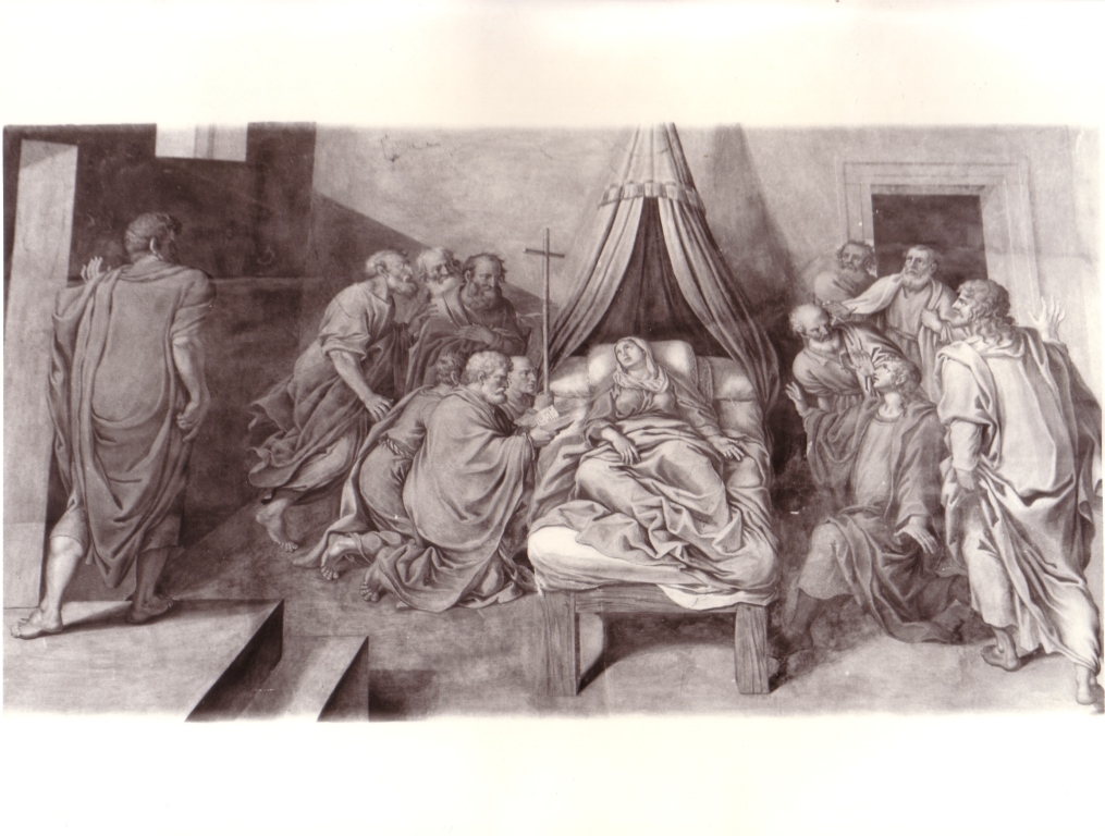 transito della Madonna (dipinto) - ambito viterbese (fine/inizio secc. XVI/ XVII)