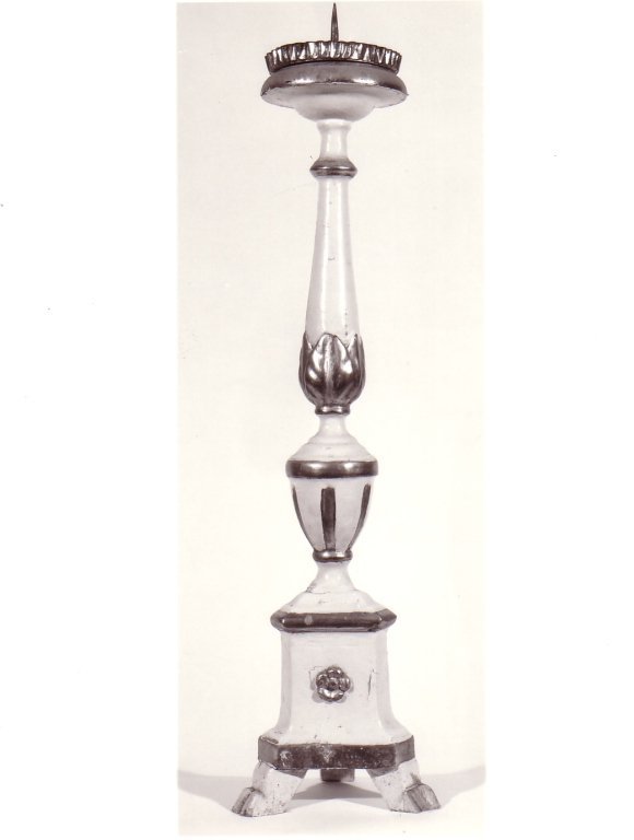 candeliere d'altare - ambito viterbese (sec. XIX)