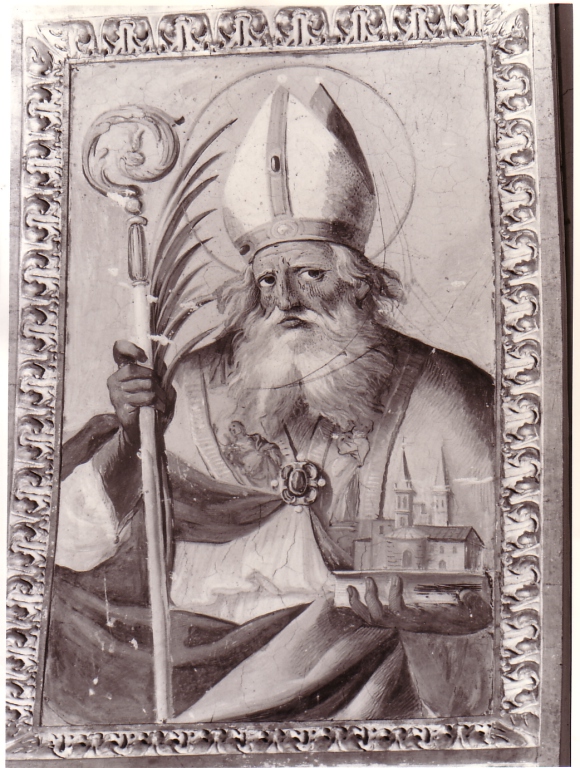 Santo vescovo (dipinto) - ambito viterbese (prima metà sec. XVII)