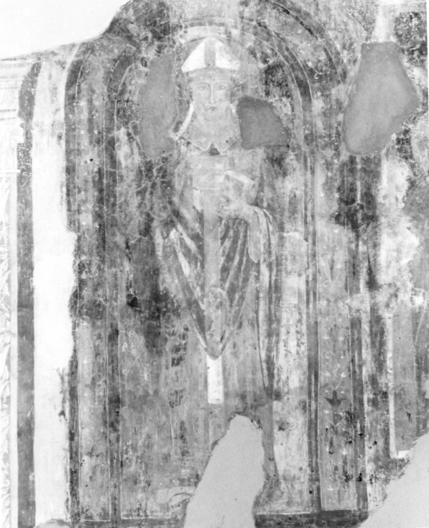 Santo vescovo (dipinto) - ambito umbro-laziale (seconda metà sec. XIV)