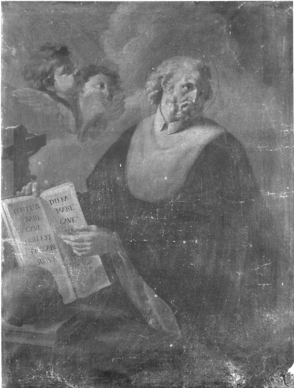 santo (dipinto) - ambito laziale (sec. XVII)