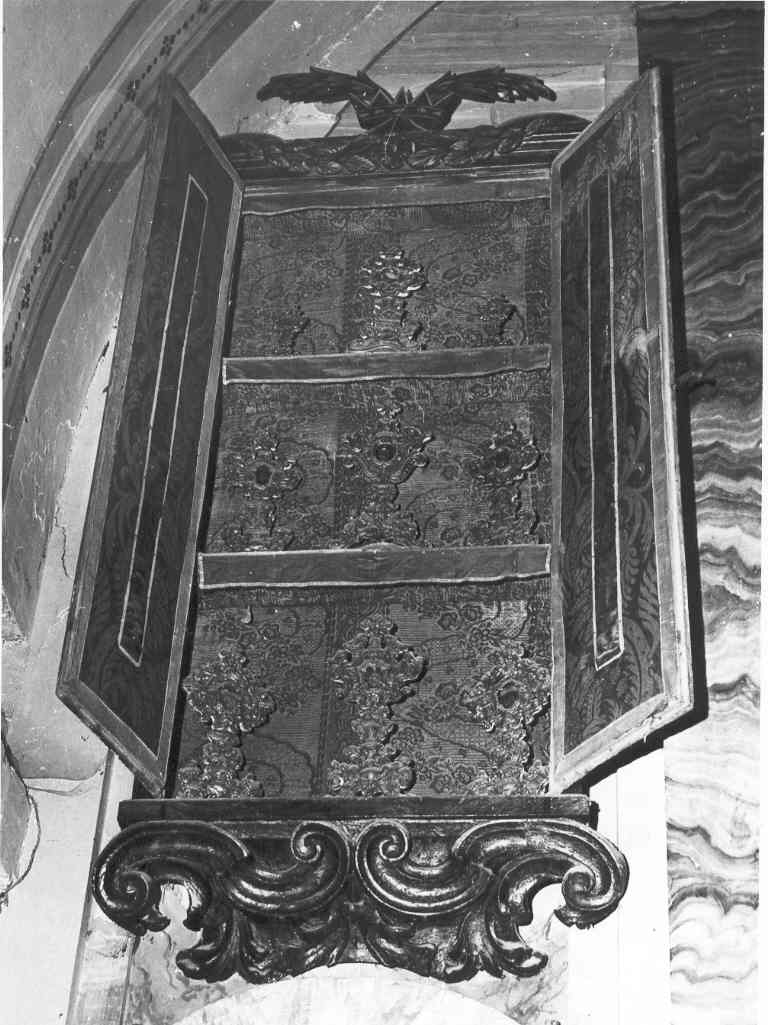 armadio per reliquiari - ambito laziale (seconda metà sec. XVIII)