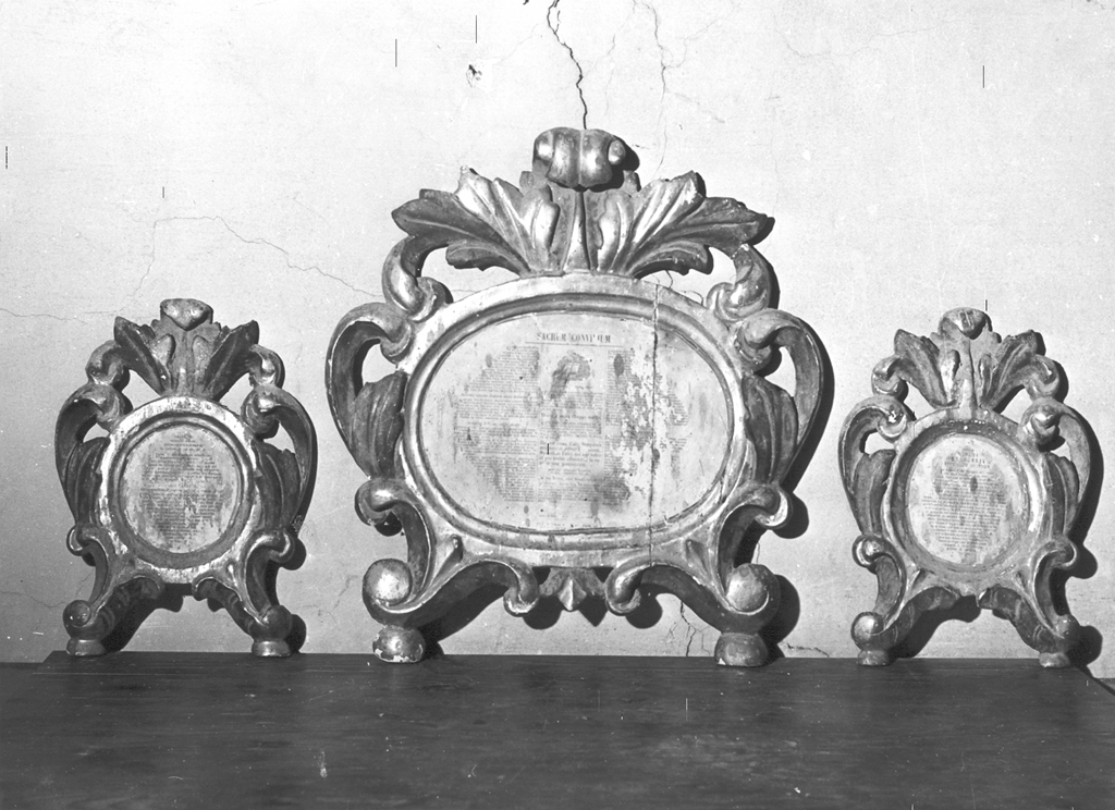 cartagloria, coppia - ambito laziale (sec. XVIII)