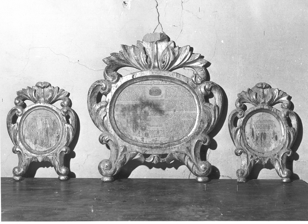 cartagloria, coppia - ambito laziale (sec. XVIII)