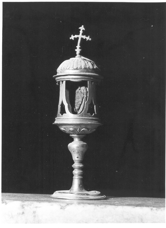 reliquiario - ambito laziale (prima metà sec. XVII)