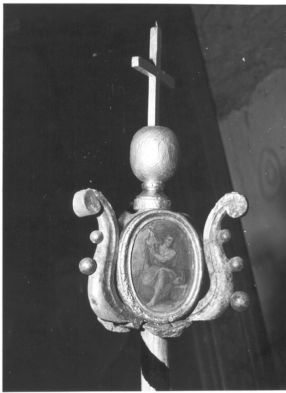 San Giovanni Battista (emblema di confraternita) - ambito laziale (sec. XVIII)