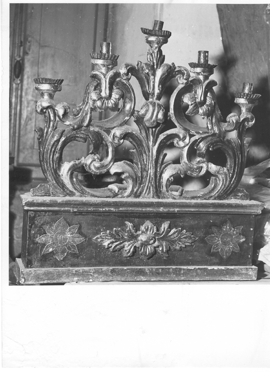 candelabro, serie - ambito laziale (sec. XVIII)