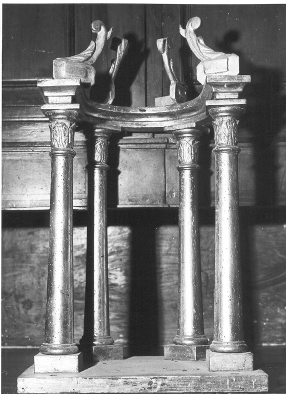 tronetto per esposizione eucaristica - ambito laziale (sec. XVIII)