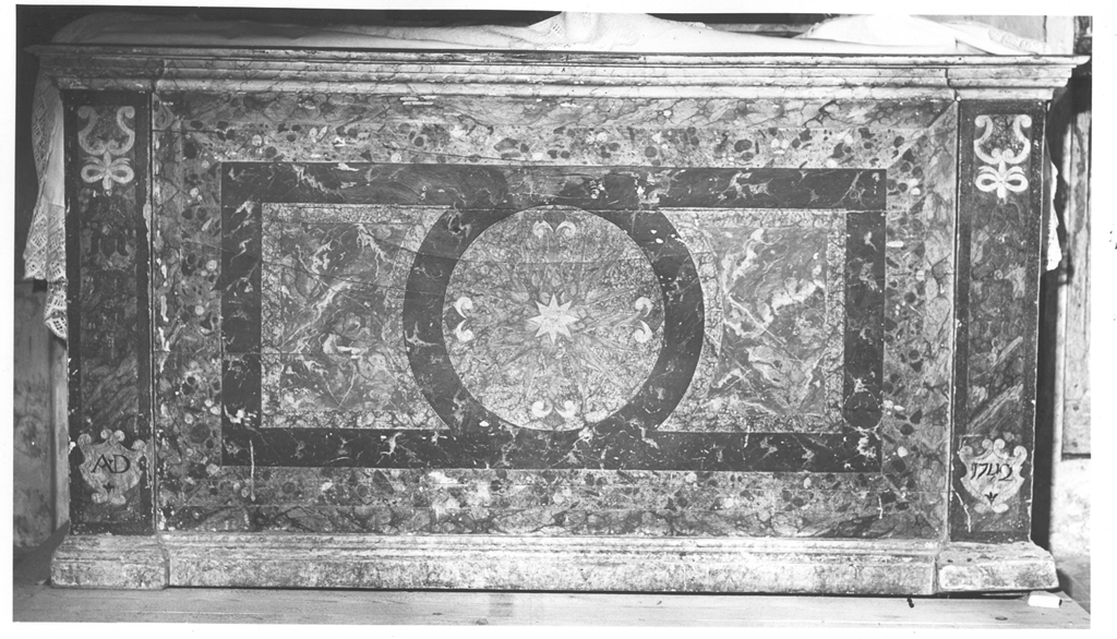 paliotto - ambito laziale (metà sec. XVIII)