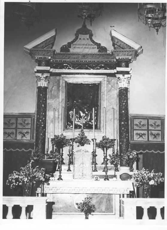 altare maggiore - ambito laziale (sec. XVIII)