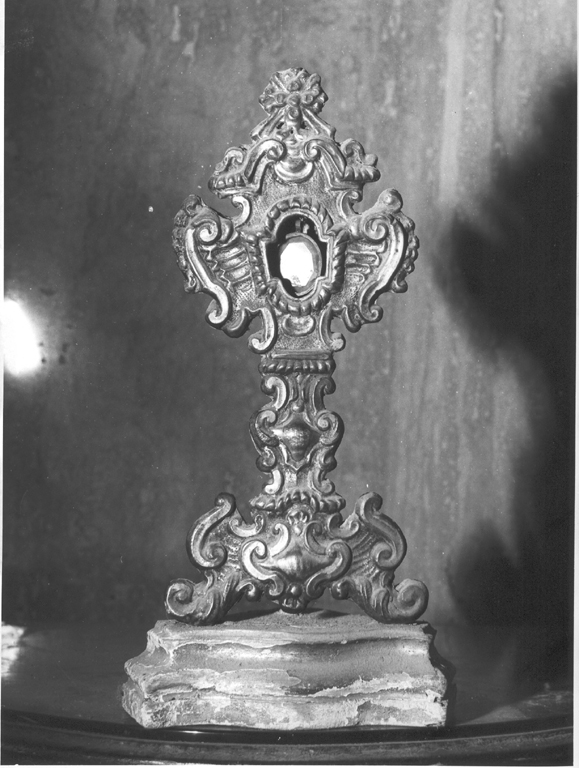 reliquiario - a ostensorio - ambito laziale (seconda metà sec. XVIII)