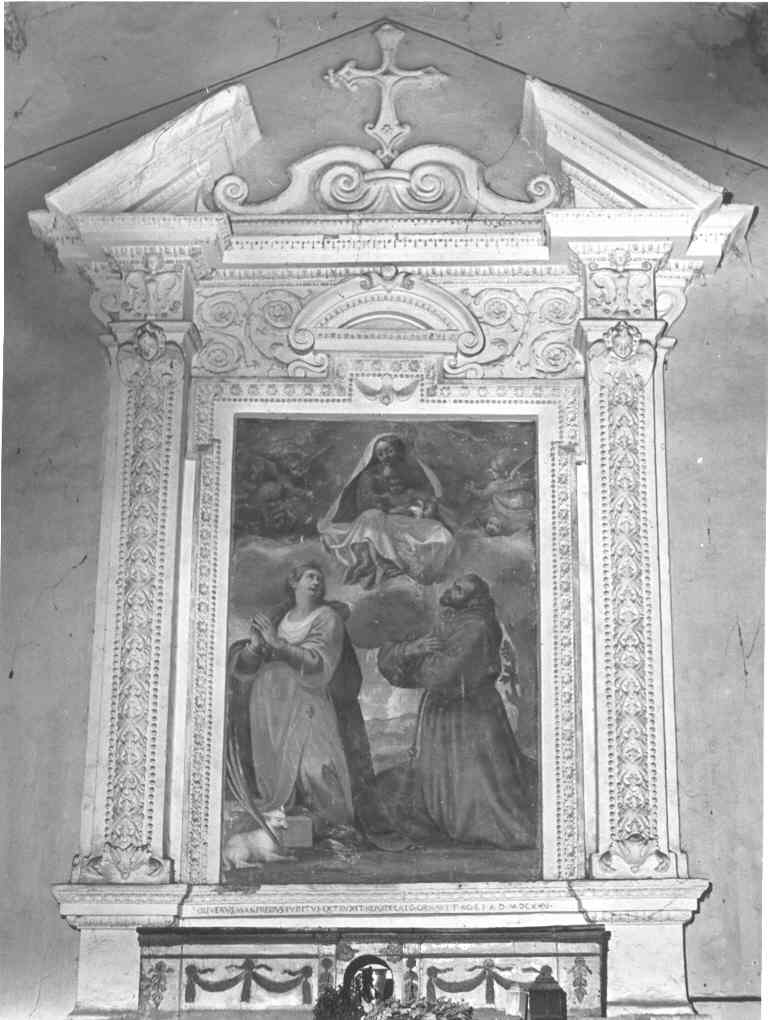 altare - ambito laziale (secondo quarto sec. XVII)