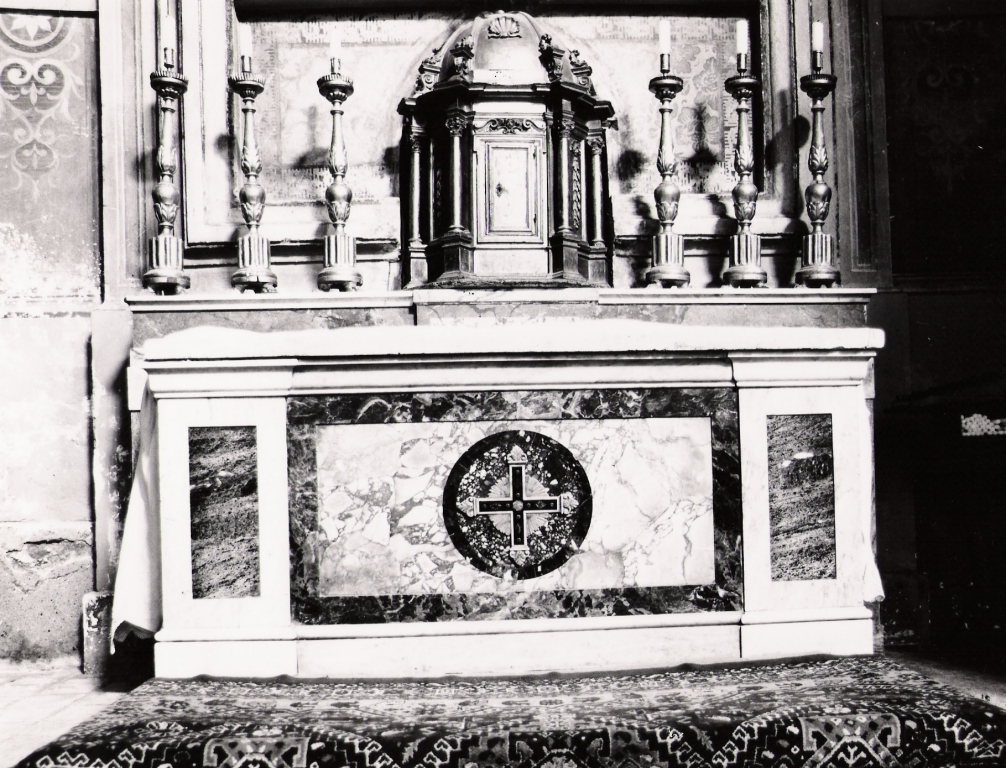 altare - a mensa - ambito laziale (secc. XIX/ XX)