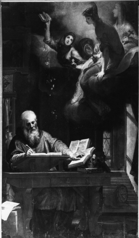 San Girolamo traduce la Bibbia (dipinto) di Cardi Ludovico detto Cigoli (sec. XVI)