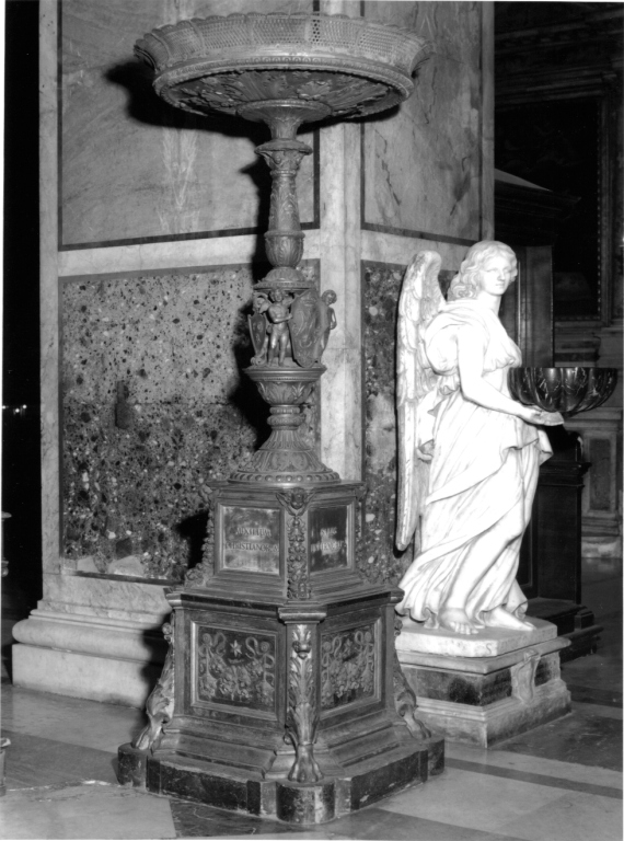 candelabro da chiesa - ambito romano (sec. XIX)