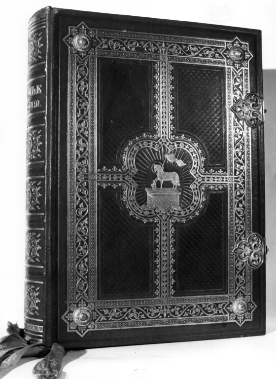 coperta di libro liturgico - bottega tedesca (sec. XIX)