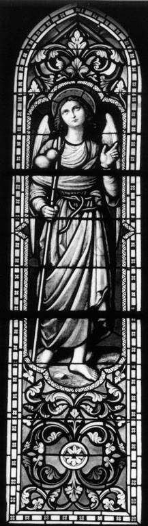 San Raffaele Arcangelo (vetrata) di Tubino Gaetano (secc. XIX/ XX)
