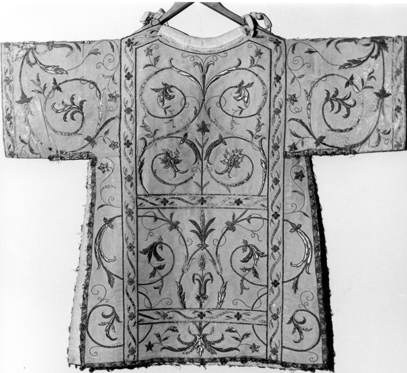 dalmatica - manifattura romana (fine/inizio secc. XIX/ XX)