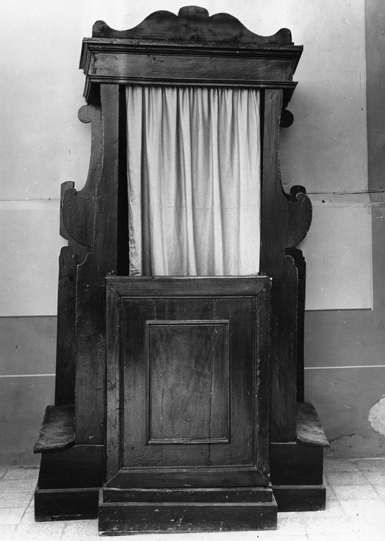 confessionale - ambito laziale (sec. XVIII)