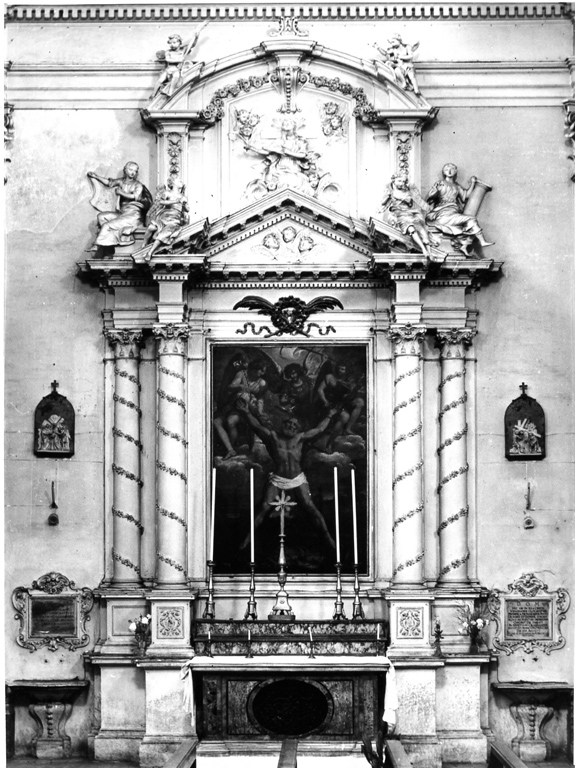 altare - a edicola di Ravazzini Antonio Maria (sec. XVIII)