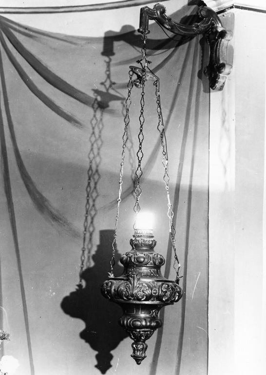 lampada pensile - ambito laziale (sec. XIX)