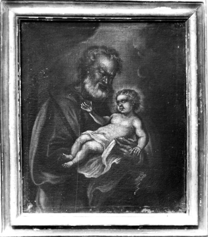San Cristoforo con Gesù Bambino (dipinto) - ambito laziale (fine sec. XVIII)