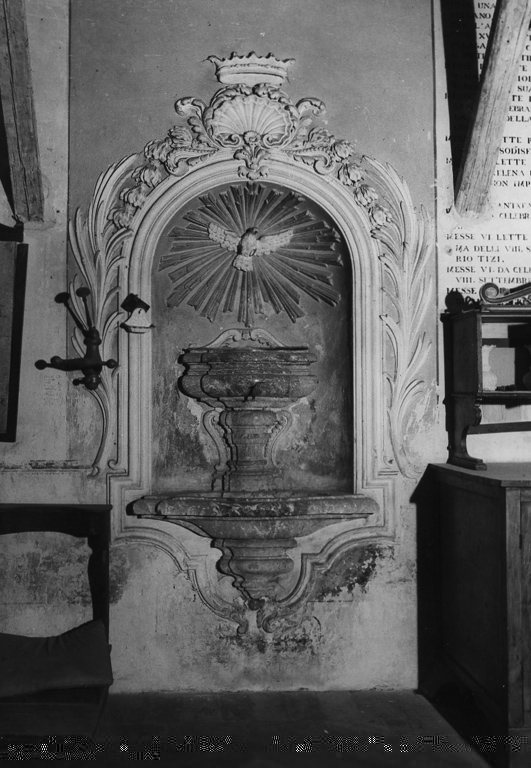 lavabo da sacrestia - ambito laziale (prima metà sec. XVIII)