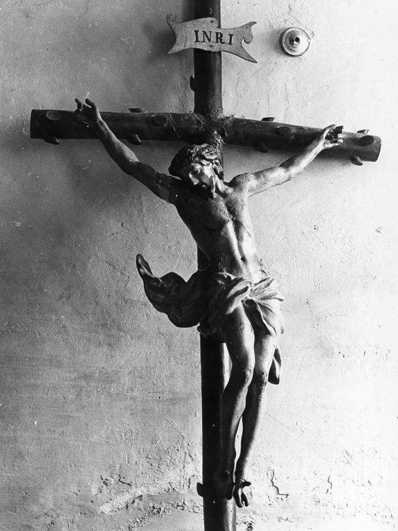 Cristo crocifisso (scultura) - ambito laziale (seconda metà sec. XIX)