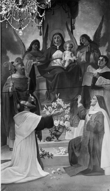 Madonna del Carmelo (dipinto) - ambito laziale (sec. XX)