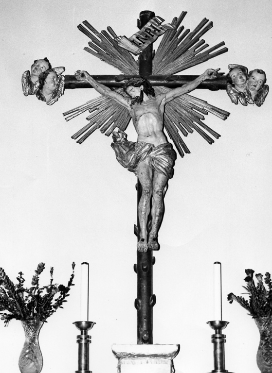 Cristo crocifisso (scultura) - ambito laziale (secc. XVII/ XVIII)